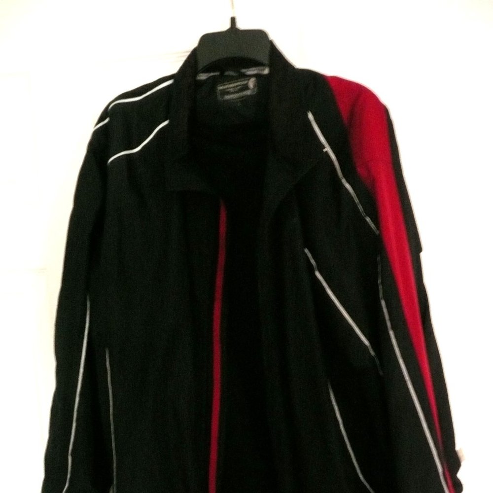 vintage men's weatherproof performance jacket black size L